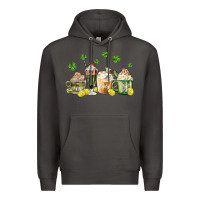 Smoke patricks day coffee Premium Hoodie - MaliasSmallBusiness