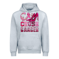 Heather Grey crush cancer high heels bbs Urban Hoodie - BundleAndBundleShop