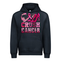 Navy crush cancer high heels bbs Urban Hoodie - BundleAndBundleShop