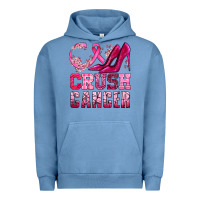 Pigment Pebble Blue crush cancer high heels bbs Urban Hoodie - BundleAndBundleShop