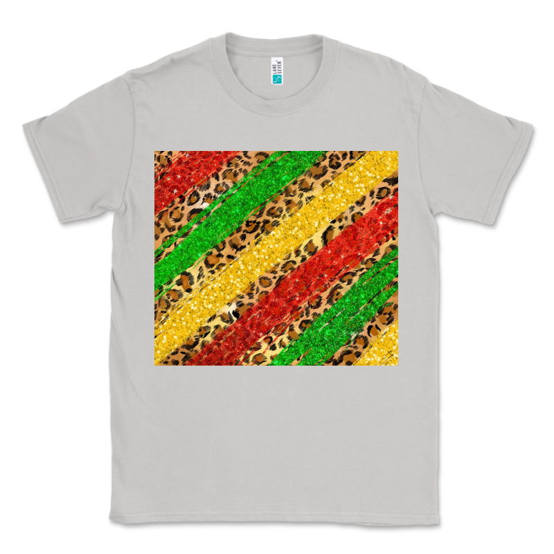 African Colors Leopard Classic Tee by Zillion Design Studio | Teevron