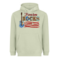 Matcha freedom rocks with guitar Heavyweight Hoodie - Artiststas