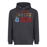Smoke freedom rocks with guitar Heavyweight Hoodie - Artiststas