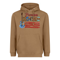 Toasted Coconut freedom rocks with guitar Heavyweight Hoodie - Artiststas