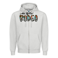 Dove Grey ain't my firstpsd Zipper Hoodie - CowhideDigitalArt