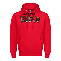 Red ain't my firstpsd Zipper Hoodie - CowhideDigitalArt