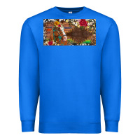 True Royal western turquoise gemstone horse cowhide leopard floral background lic Premium Sweatshirt - Artiststas