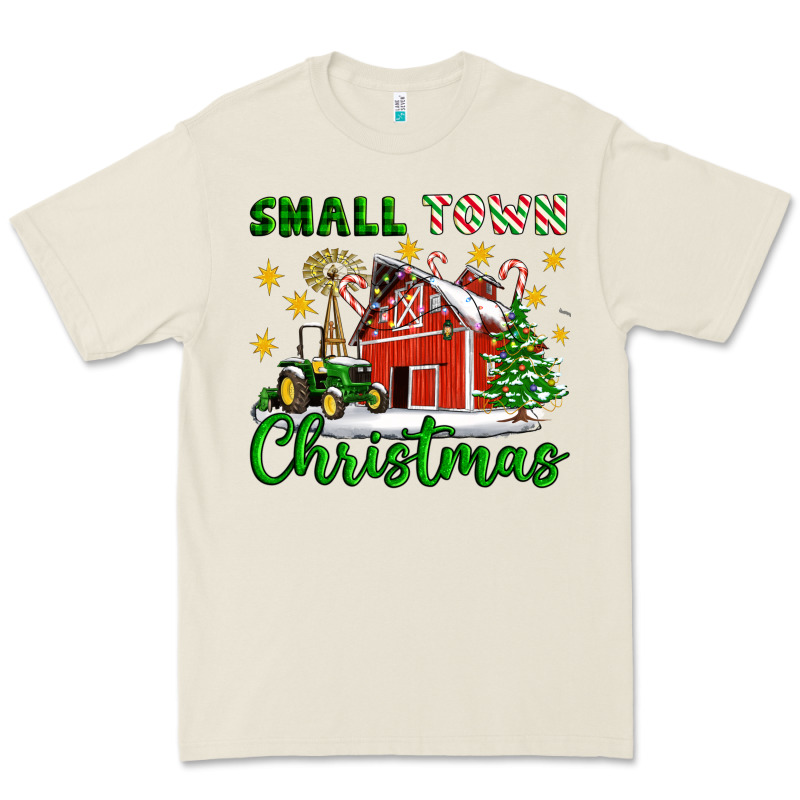 Small Town Christmas Premium Tee by Artiststas | Teevron