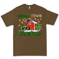 Cacao Small Town Christmas Premium Tee - Artiststas