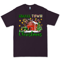 Plum Small Town Christmas Premium Tee - Artiststas