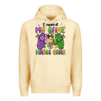 Pina Colada i paused my game for mardi gras Premium Hoodie - MaliasSmallBusiness