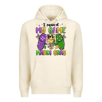 Tofu i paused my game for mardi gras Premium Hoodie - MaliasSmallBusiness