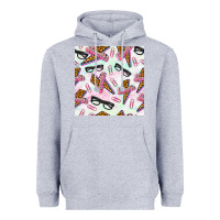 Heather Grey teacher thunderbolt and glasses Heavyweight Hoodie - BundleAndBundleShop