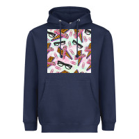 Navy teacher thunderbolt and glasses Heavyweight Hoodie - BundleAndBundleShop