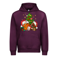 Mauve Wine christmas sports bbs Urban Hoodie - BundleAndBundleShop