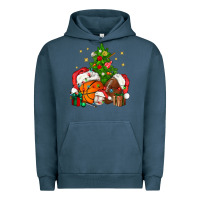 Pigment Midnight Navy christmas sports bbs Urban Hoodie - BundleAndBundleShop