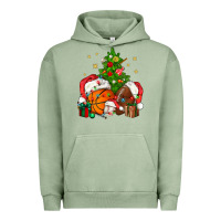 Pigment Oil Green christmas sports bbs Urban Hoodie - BundleAndBundleShop