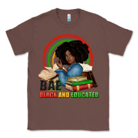 Chestnut Bae black and educated Classic Tee - Zillion Design Studio
