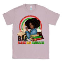 Lilac Bae black and educated Classic Tee - Zillion Design Studio