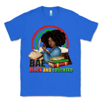 True Royal Bae black and educated Classic Tee - Zillion Design Studio