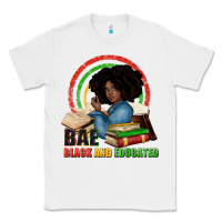 White Bae black and educated Classic Tee - Zillion Design Studio