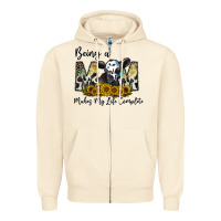 Sandshell being a mom makes my life complate Zipper Hoodie - CowhideDigitalArt