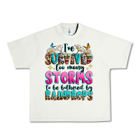 Pistachio ive survived too many storms to be bothered by raindrops Urban Heavy Tee - texasbilliewilder