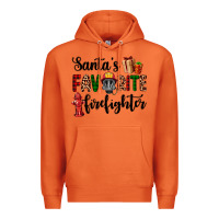 Carrot santa's favorite firefighter Premium Hoodie - AdoDesignShop