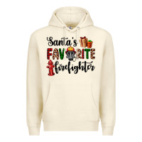 Sandshell santa's favorite firefighter Premium Hoodie - AdoDesignShop