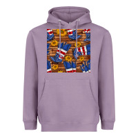 Lavender america western boots and sunflower seamless pattern Heavyweight Hoodie - BundleAndBundleShop