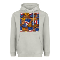 Moon Dust america western boots and sunflower seamless pattern Heavyweight Hoodie - BundleAndBundleShop