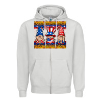 Dove Grey usa gnome mouse pad Zipper Hoodie - HRA Design Shop
