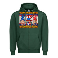 Sports Green usa gnome mouse pad Zipper Hoodie - HRA Design Shop