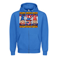True Royal usa gnome mouse pad Zipper Hoodie - HRA Design Shop