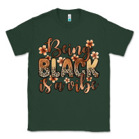 Sports Green Being black is a vibe Classic Tee - Zillion Design Studio