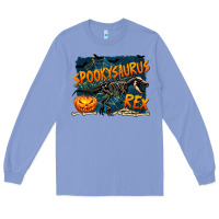 Colony Blue Spooky Saurus Rex Long Sleeve Tee - texasbilliewilder