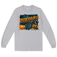 Moon Dust Spooky Saurus Rex Long Sleeve Tee - texasbilliewilder