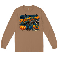 Toasted Coconut Spooky Saurus Rex Long Sleeve Tee - texasbilliewilder