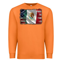 Carrot mexico flag and usa flag Premium Sweatshirt - AdoDesignShop