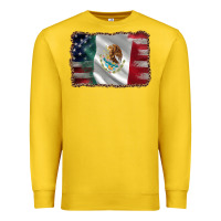 Lemon mexico flag and usa flag Premium Sweatshirt - AdoDesignShop