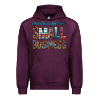 Mauve Wine minding my own small business bbs Urban Hoodie - BundleAndBundleShop