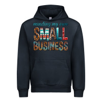 Navy minding my own small business bbs Urban Hoodie - BundleAndBundleShop