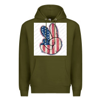 Army Green small business filigran Premium Hoodie - MaliasSmallBusiness