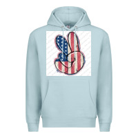 Blue Mist small business filigran Premium Hoodie - MaliasSmallBusiness