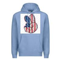 Colony Blue small business filigran Premium Hoodie - MaliasSmallBusiness