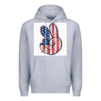 Heather Grey small business filigran Premium Hoodie - MaliasSmallBusiness