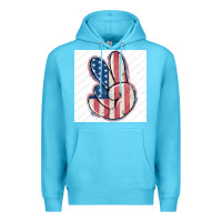 Ocean Blue small business filigran Premium Hoodie - MaliasSmallBusiness