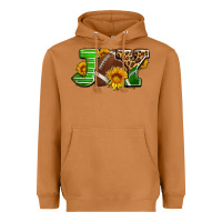 Meerkat joy with football ball and sunflower ado Heavyweight Hoodie - AdoDesignShop