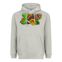 Moon Dust joy with football ball and sunflower ado Heavyweight Hoodie - AdoDesignShop