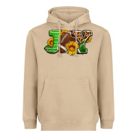 Mushroom joy with football ball and sunflower ado Heavyweight Hoodie - AdoDesignShop
